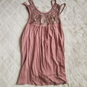Dusty pink, rose tank